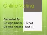 Online Voting - slide 1