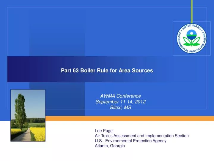 part 63 boiler rule for area sources