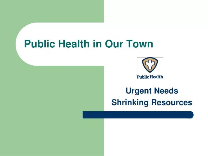 public health in our town