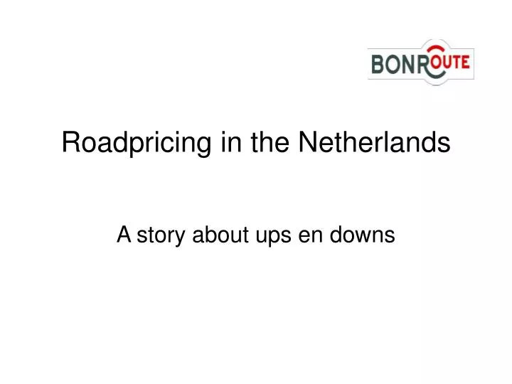 roadpricing in the netherlands