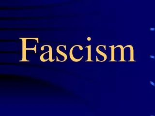 Fascism