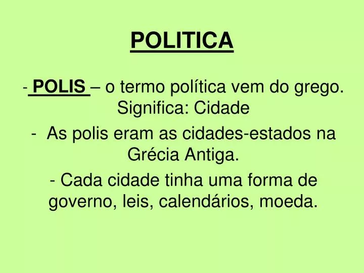 politica