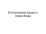 Environmental Issues in Urban Areas - slide 1