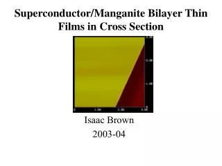 Superconductor/Manganite Bilayer Thin Films in Cross Section