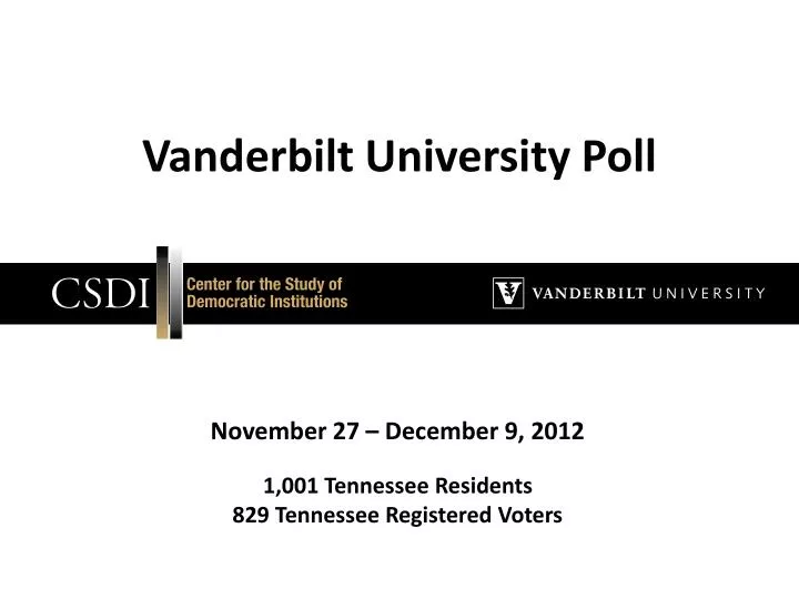 vanderbilt university poll