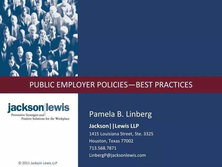 public employer policies best practices