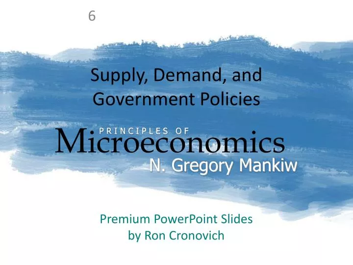 supply demand and government policies