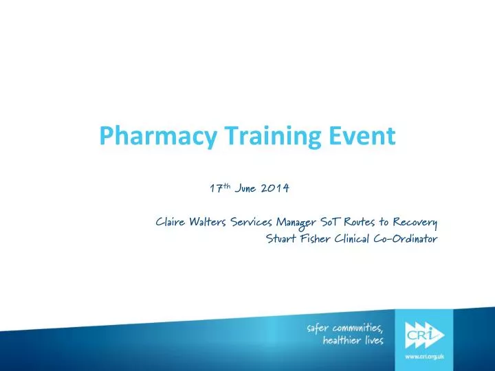 pharmacy training event