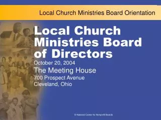 Local Church Ministries Board Orientation