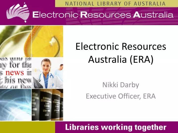 electronic resources australia era