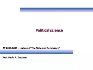 Political science