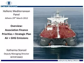 INTERTANKO International Association of Independent Tanker Owners