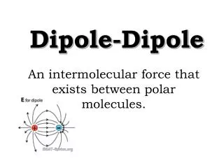dipole dipole
