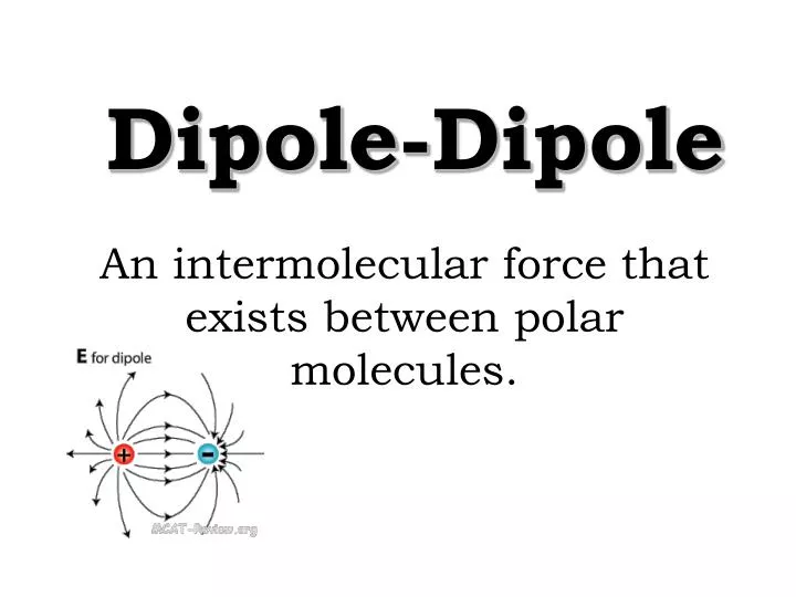 dipole dipole