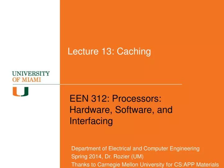 lecture 13 caching