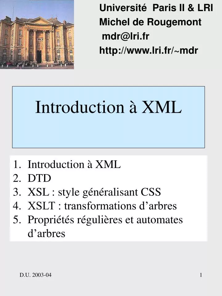 introduction xml
