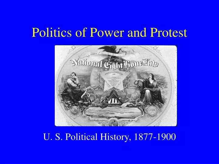 politics of power and protest