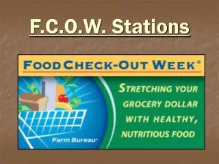 F.C.O.W. Stations