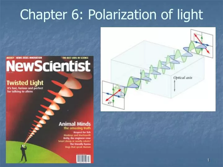 chapter 6 polarization of light