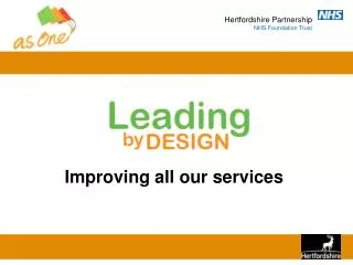 Improving all our services
