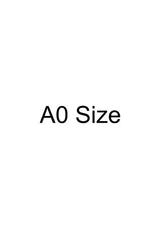 A0 Size