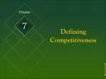 Defining Competitiveness - slide 1