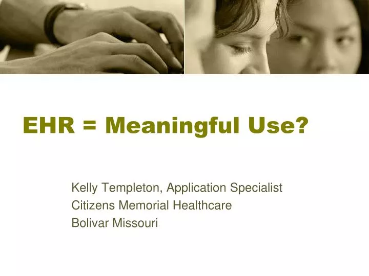 ehr meaningful use