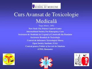 Curs Avansat de Toxicolog ie Medicală Targu Mures, 2002