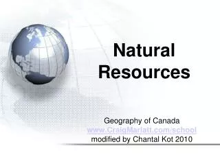 Natural Resources