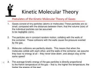 kinetic molecular theory