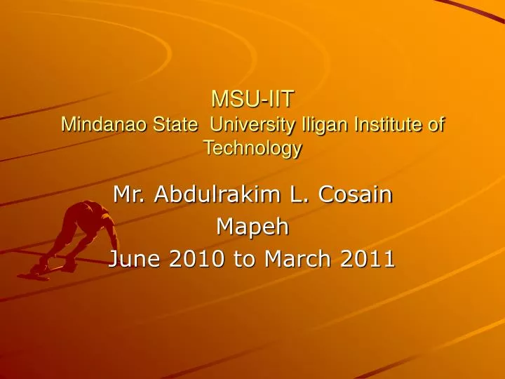 msu iit mindanao state university iligan institute of technology