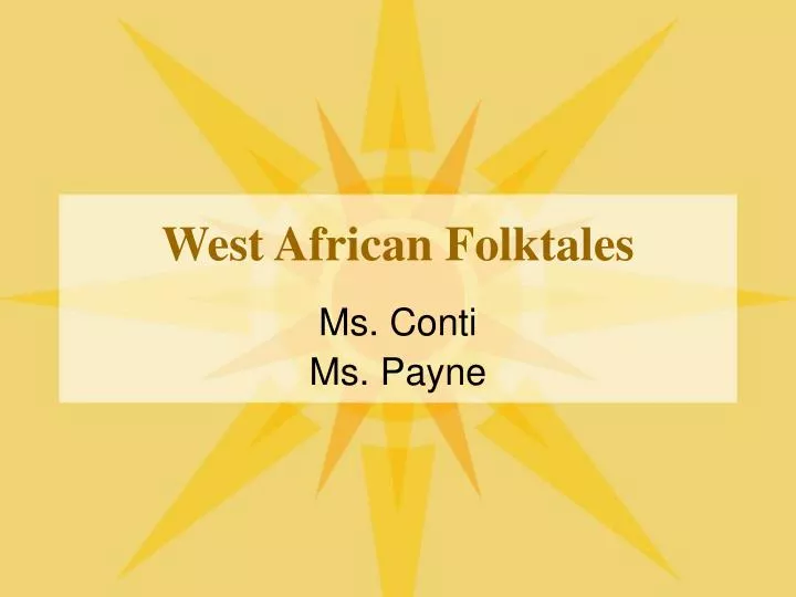 west african folktales