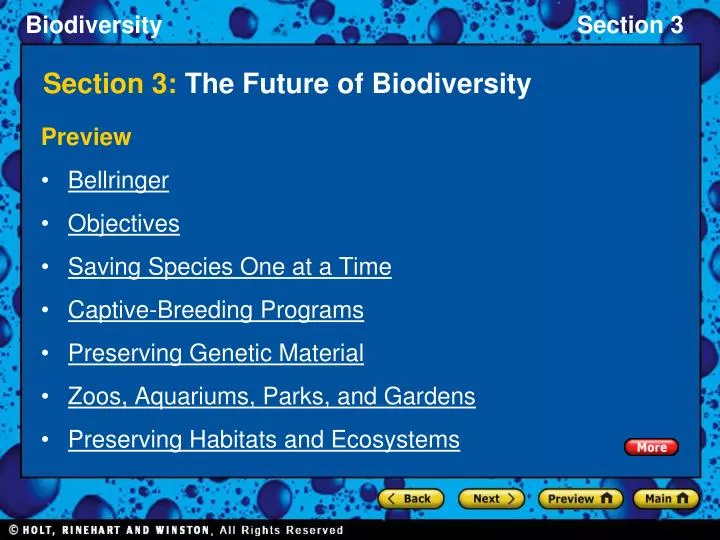 section 3 the future of biodiversity