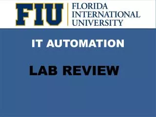 LAB REVIEW