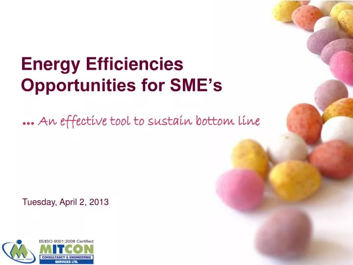 energy efficiencies opportunities for sme s