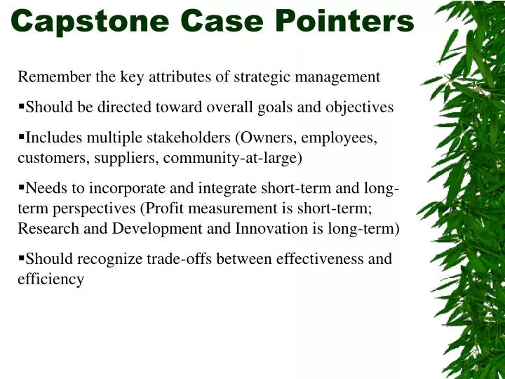 capstone case pointers