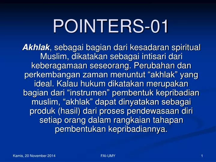 pointers 01