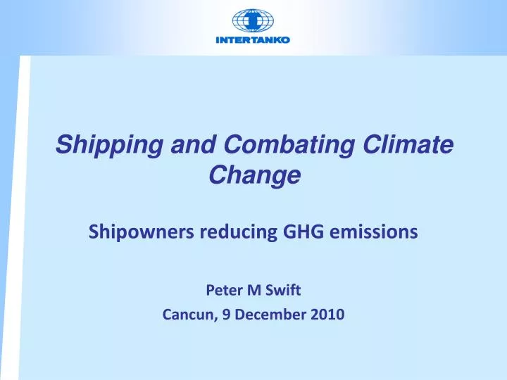 shipping and combating climate change