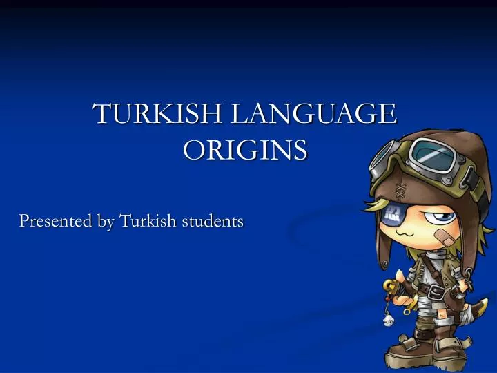 turkish language origins