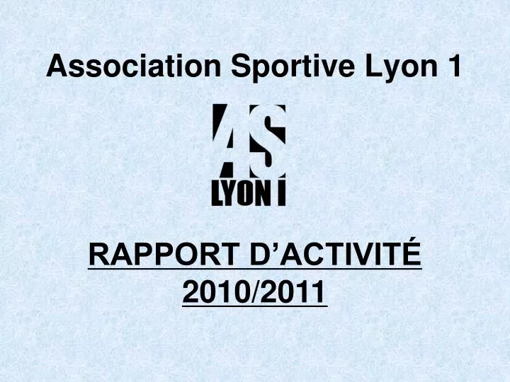 association sportive lyon 1