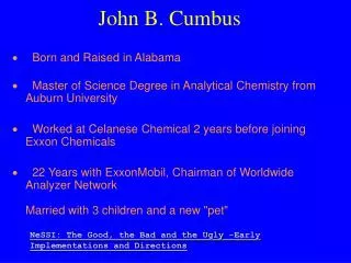 John B. Cumbus
