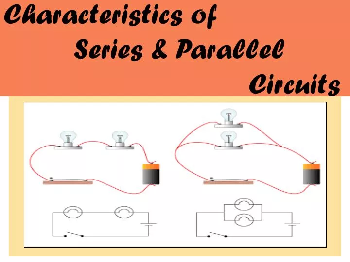 characteristics of series parallel circuits