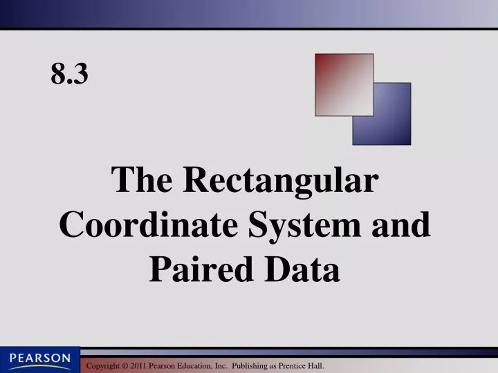 the rectangular coordinate system and paired data