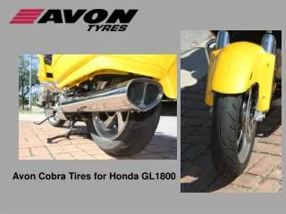 Avon Cobra Tires for Honda GL1800
