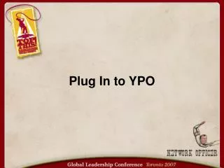 Plug In to YPO