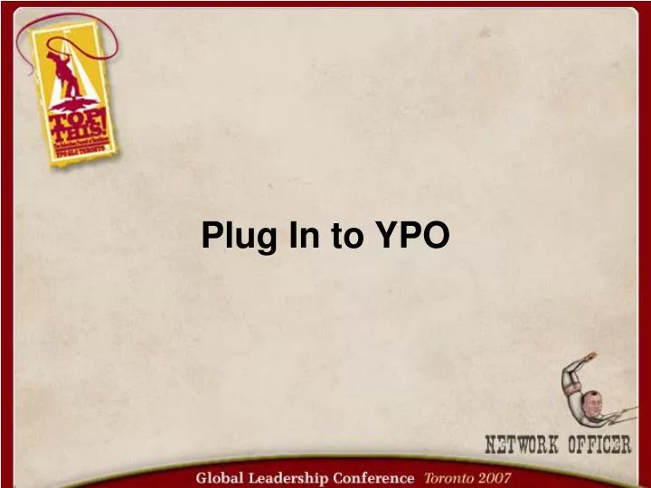 plug in to ypo