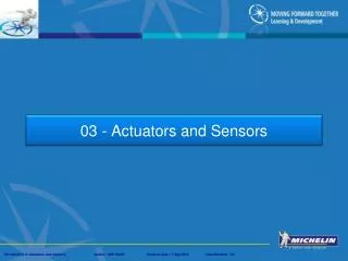 03 - Actuators and Sensors