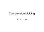Compression Molding - slide 1