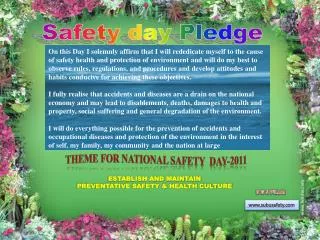 Safety day Pledge