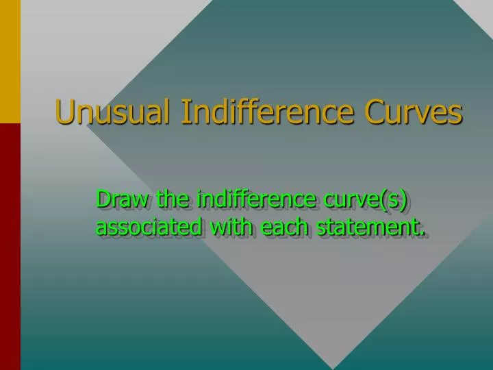 unusual indifference curves